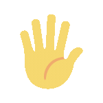 Waving hand